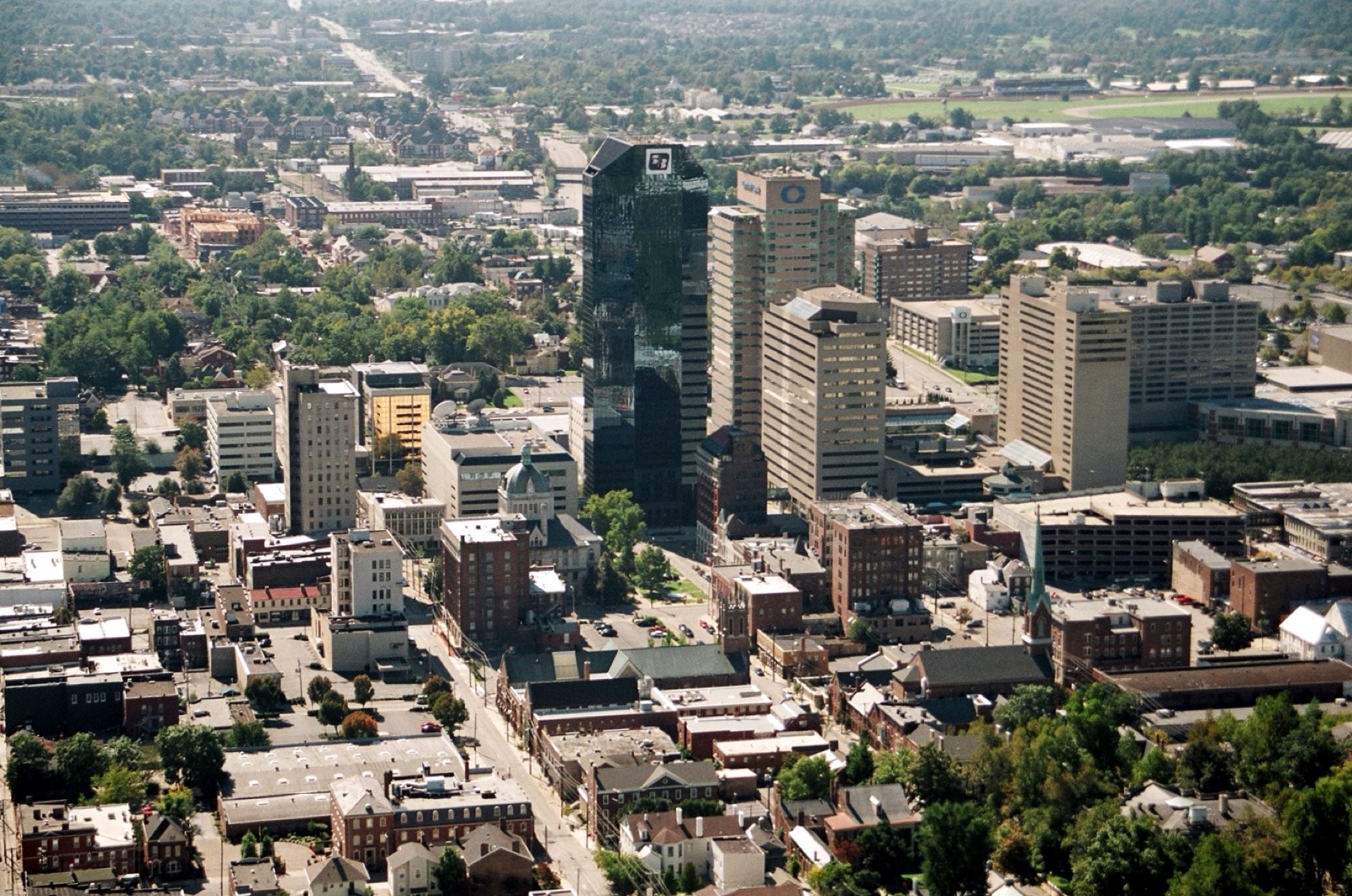 Downtown Lexington, Kentucky in daylight